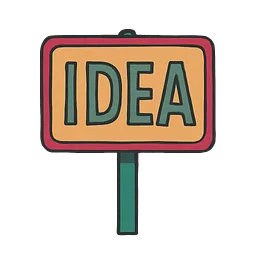 Hand-Lettered Sign