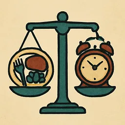 Eat regular meals and get 8 hours of sleep