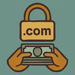 Pay the squatter's ransom for the .com
