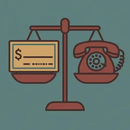 Take the cheque and the phone calls